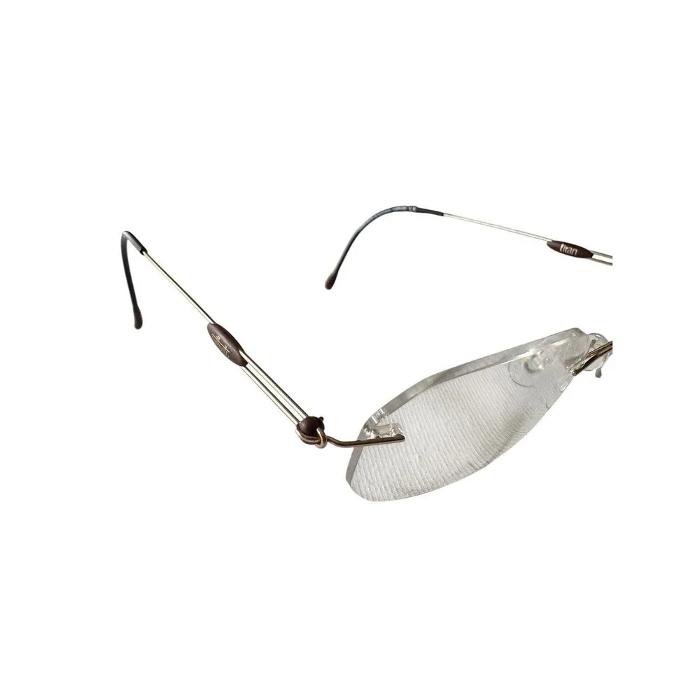 Silhouette Titan M7374 Rimless Frames – Brown/Bronze Frame Made in Austria